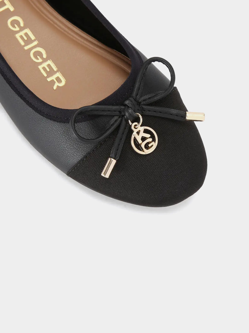 KG Kurt Geiger Mindy Ballet Flats - Black