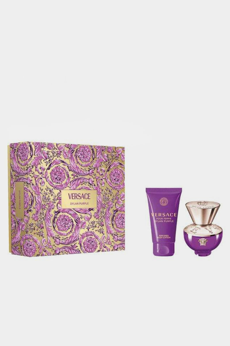 Versace Dylan Purple Eau De Parfum 30ml & Body Lotion 50ml Gift Set