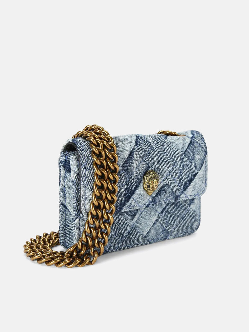 Kurt Geiger London Micro Denim Crossbody Bag - Demin