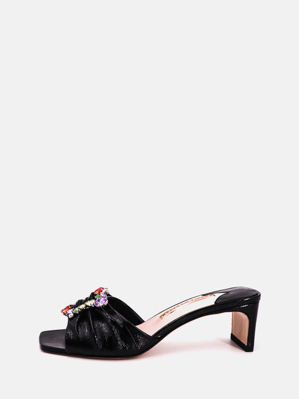 Sophia Webster Margaux Mid Mule - Black & Multi