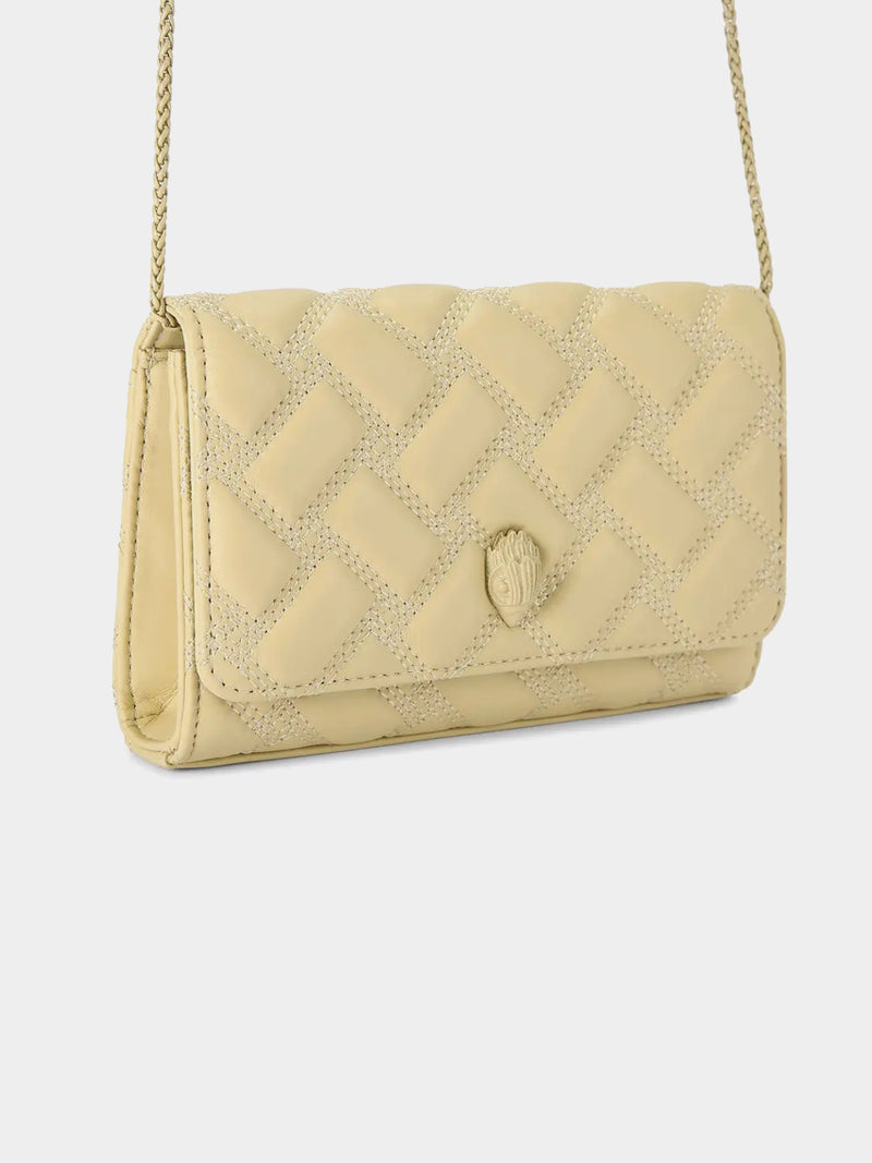 Kurt Geiger London Extra Mini Kensington Drench Bag - Cream