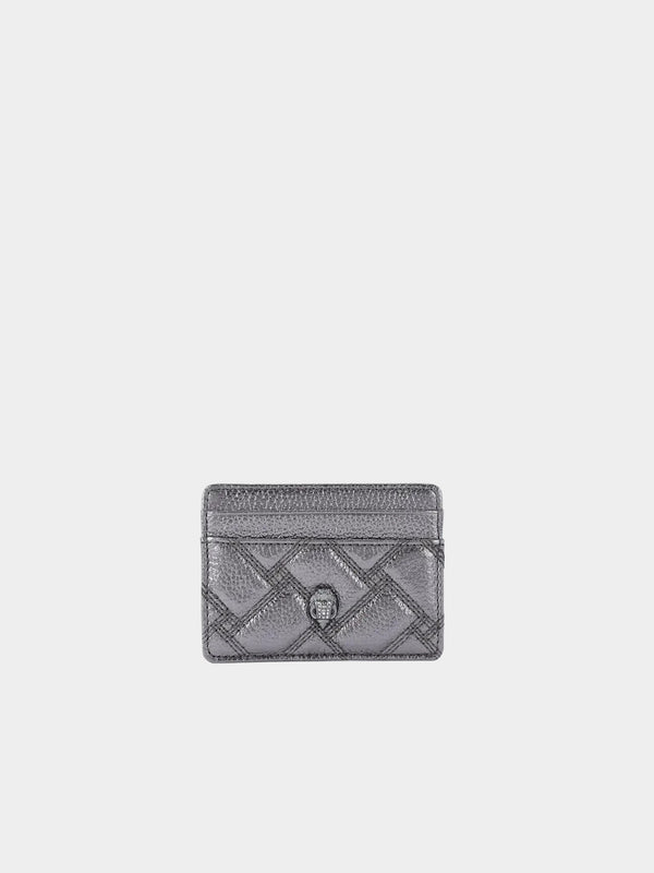 Kurt Geiger London Drench Card Holder - Gunmetal