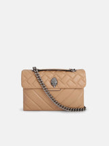 Kurt Geiger London Leather Kensington Bag - Camel