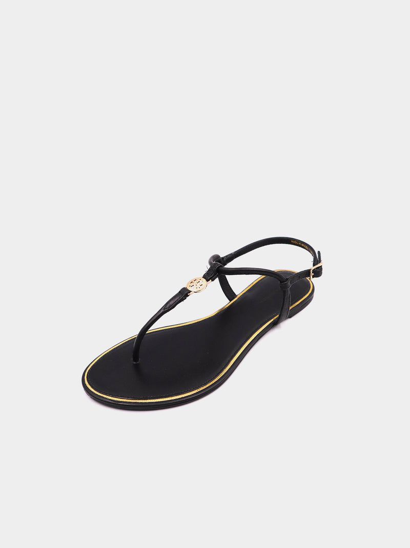 Tory Burch Emmy Sandal Milano Mezzo Calf - Perfect Black