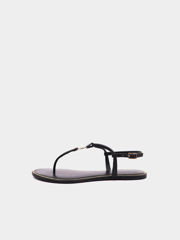 Tory Burch Emmy Sandal Milano Mezzo Calf - Perfect Black