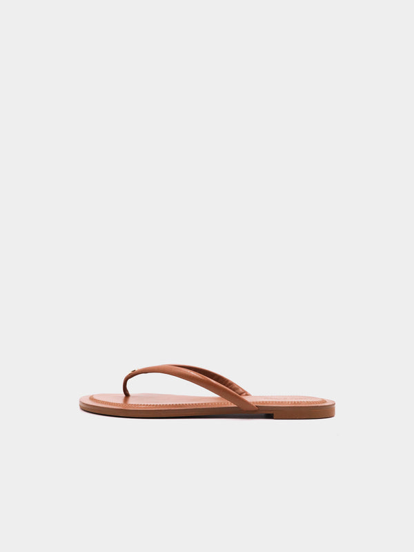 Tory Burch Chelsea Leather Flip Flop - Coconut Sugar