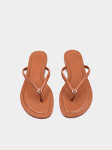 Tory Burch Chelsea Leather Flip Flop - Coconut Sugar