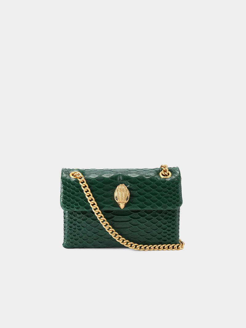 Kurt Geiger London Mini Leather Kensington Bag - Dark Green