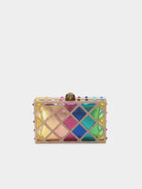 Kurt Geiger London Crystal Quilt Box Bag - Multi / Other