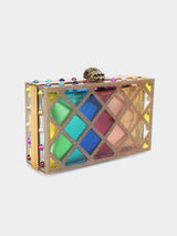 Kurt Geiger London Crystal Quilt Box Bag - Multi / Other