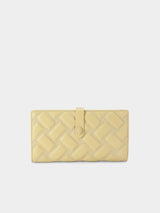 Kurt Geiger London Drench Leather Wallet - Cream