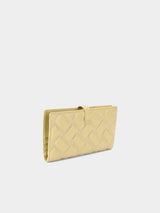 Kurt Geiger London Drench Leather Wallet - Cream