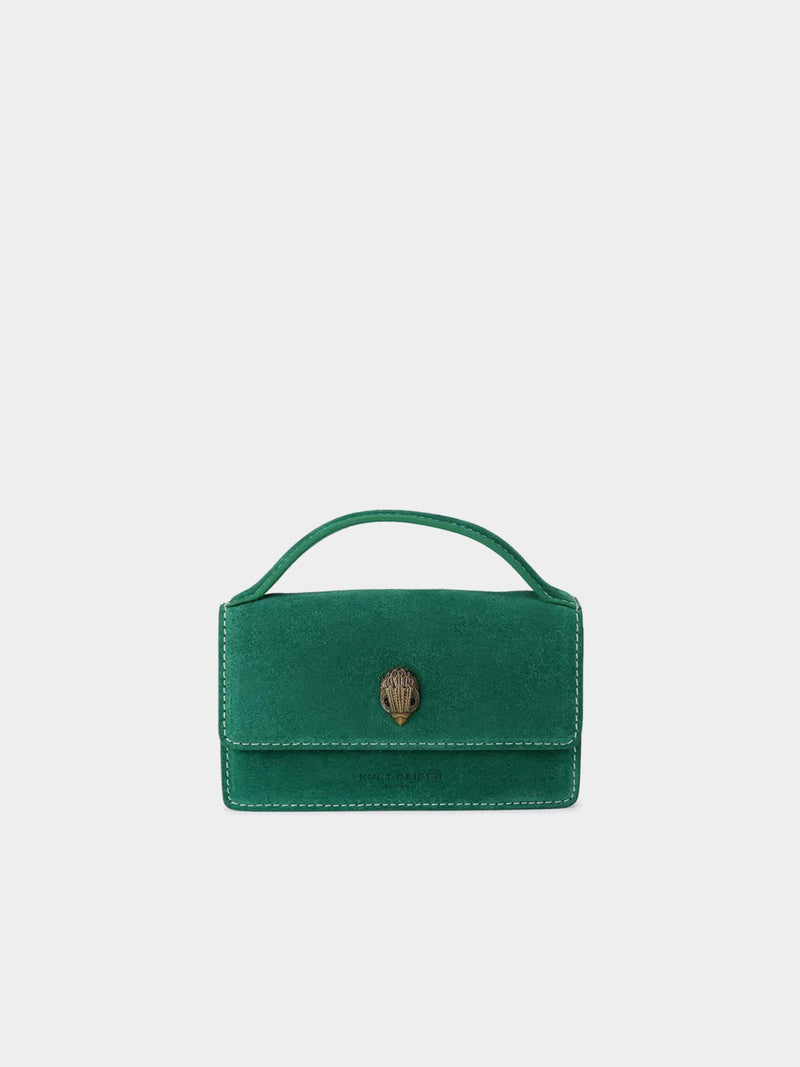 Kurt Geiger London Extra Small Bond Top Handle Bag - Green