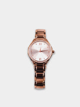 Lipsy Anlg Q F Watch - Rose Gold