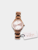 Lipsy Anlg Q F Watch - Rose Gold