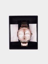 Lipsy Anlg Q F Watch - Rose Gold