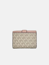 Michael Kors Carmen Medium Flap Bifold Wallet - Powder Blush