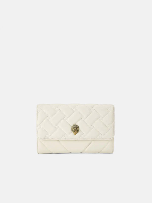 Kurt Geiger London Kensington Wallet On Chain - Bone