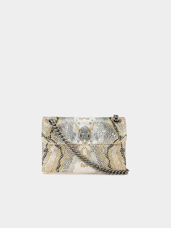 Kurt Geiger London Mini Fabric Kensington Bag - Metal Combination