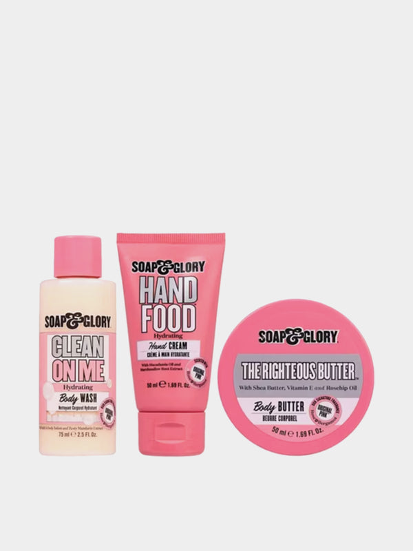 Soap & Glory Pink Gloriously 3 Piece Gift Set