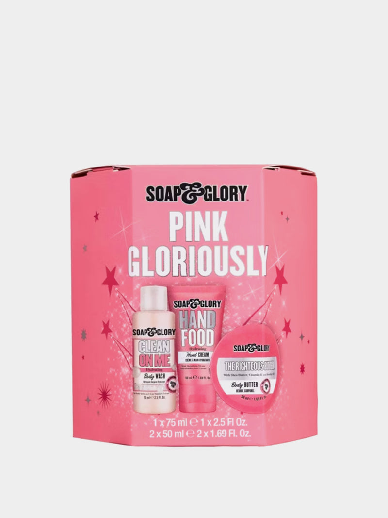 Soap & Glory Pink Gloriously 3 Piece Gift Set