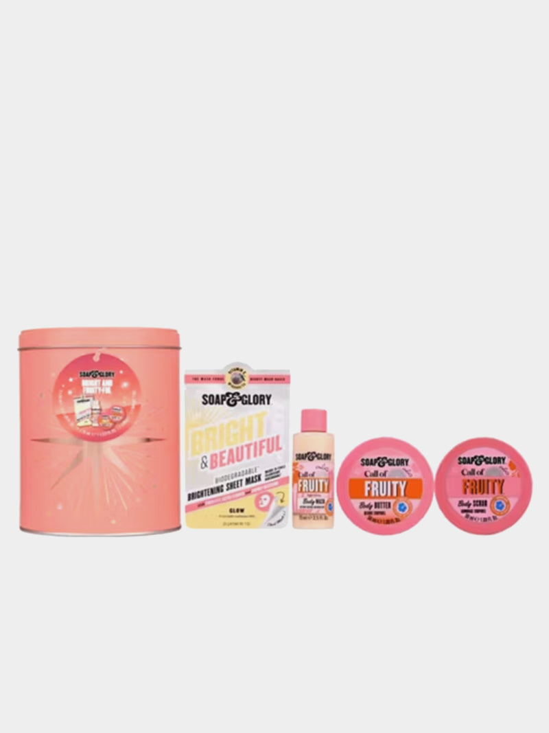 Soap & Glory Be Berry & Bright 4 Piece Gift Set