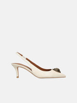 Kurt Geiger London Belgravia Sling Back Heel - Bone