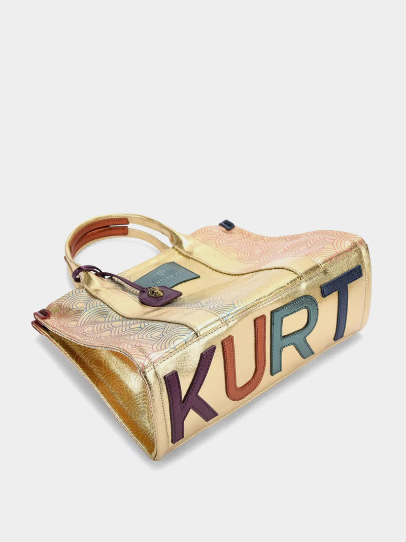 Kurt Geiger London Southbank Tote Bag - Gold Combination