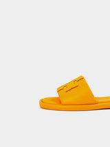 Tory Burch Double T Sport Slide - Yellow Mustard