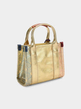 Kurt Geiger London Extra Small Southbank Tote Bag - Gold Combination