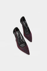 Carvela Hotsox Court Heel Suide Occasion - Wine