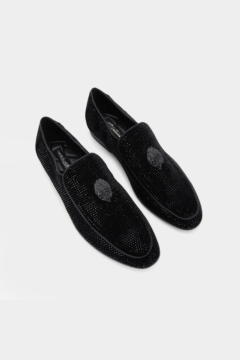 Kurt Geiger London Mens Hugh Eagle Loafer - Black