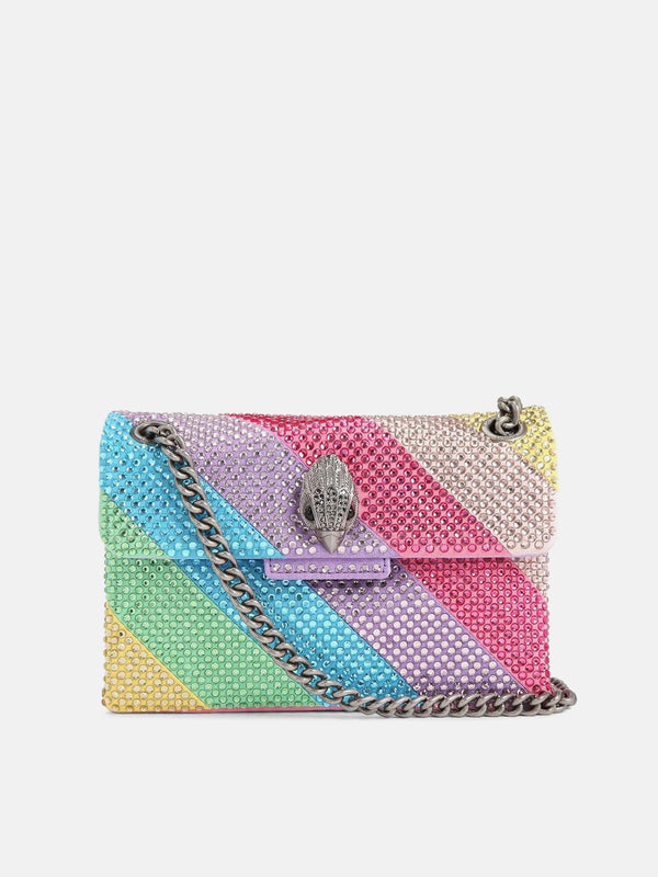 Kurt Geiger London Crystal-Embellished Mini Kensington Bag - Multi/Other