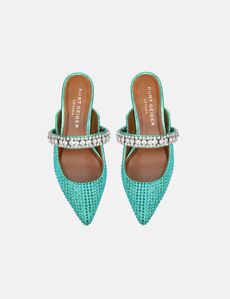 Kurt Geiger London Princely Crystals - Teal