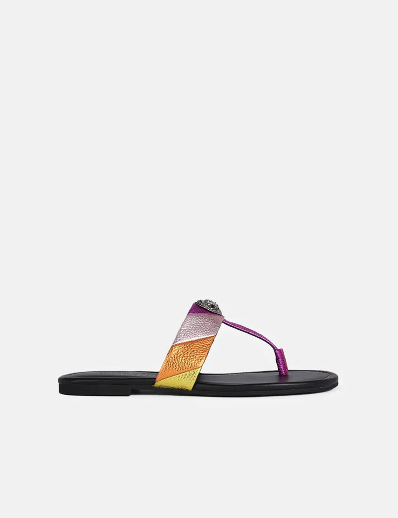 Kurt Geiger London Kensington T-Bar Sandal - Multi