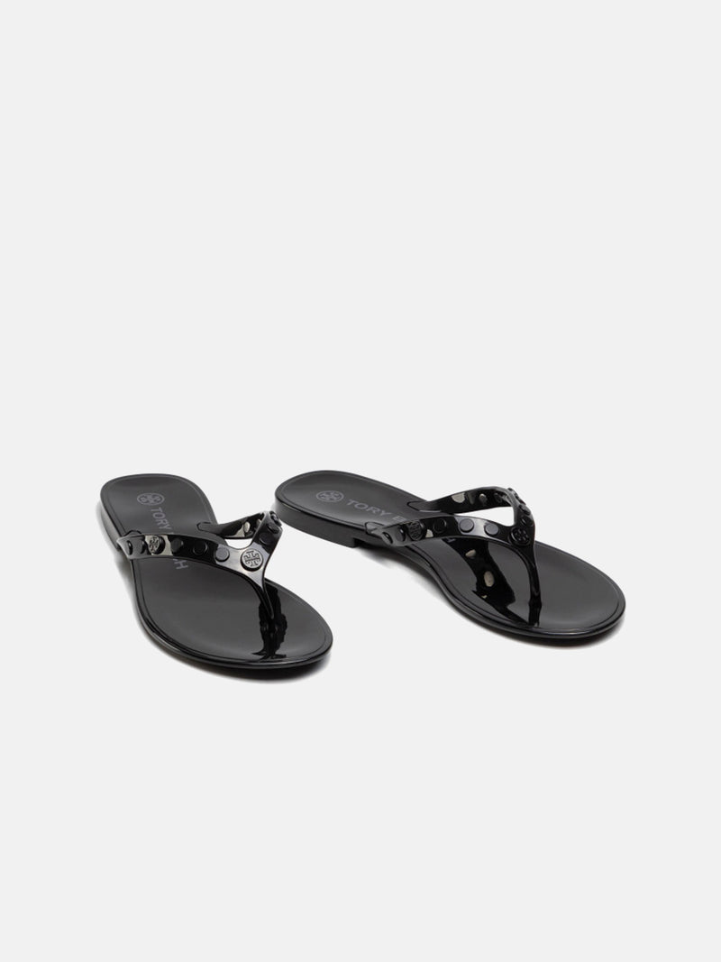 Tory Burch Studded Jelly-TPU Flip Flops