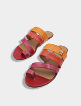 Tory Burch Kira Toe Ring Sandal - Azalea